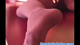 Asian nylon smalls babe slow hot strip